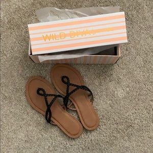 Brand New Braided Thong Sandals